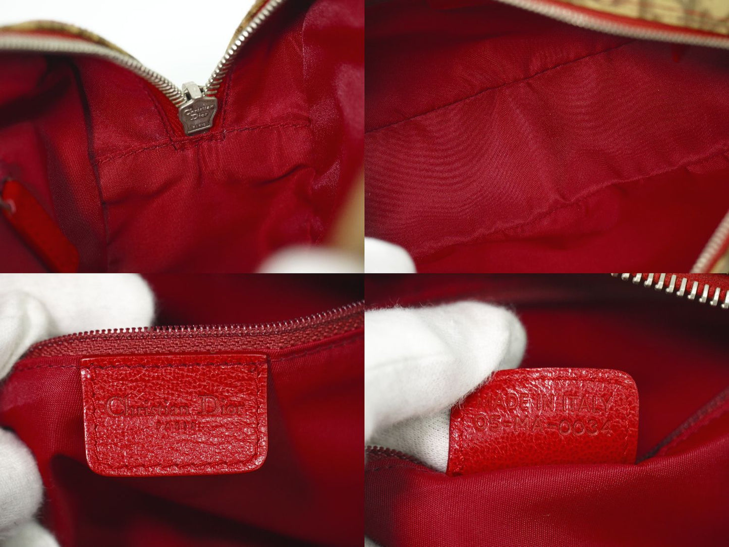 Dior Trotter Rasta Shoulder Bag Pochette Brown Multicolor — view 9
