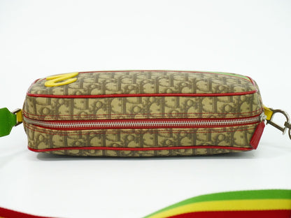 Dior Trotter Rasta Shoulder Bag Pochette Brown Multicolor — view 5