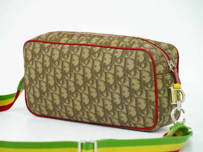 Dior Trotter Rasta Shoulder Bag Pochette Brown Multicolor — view 2