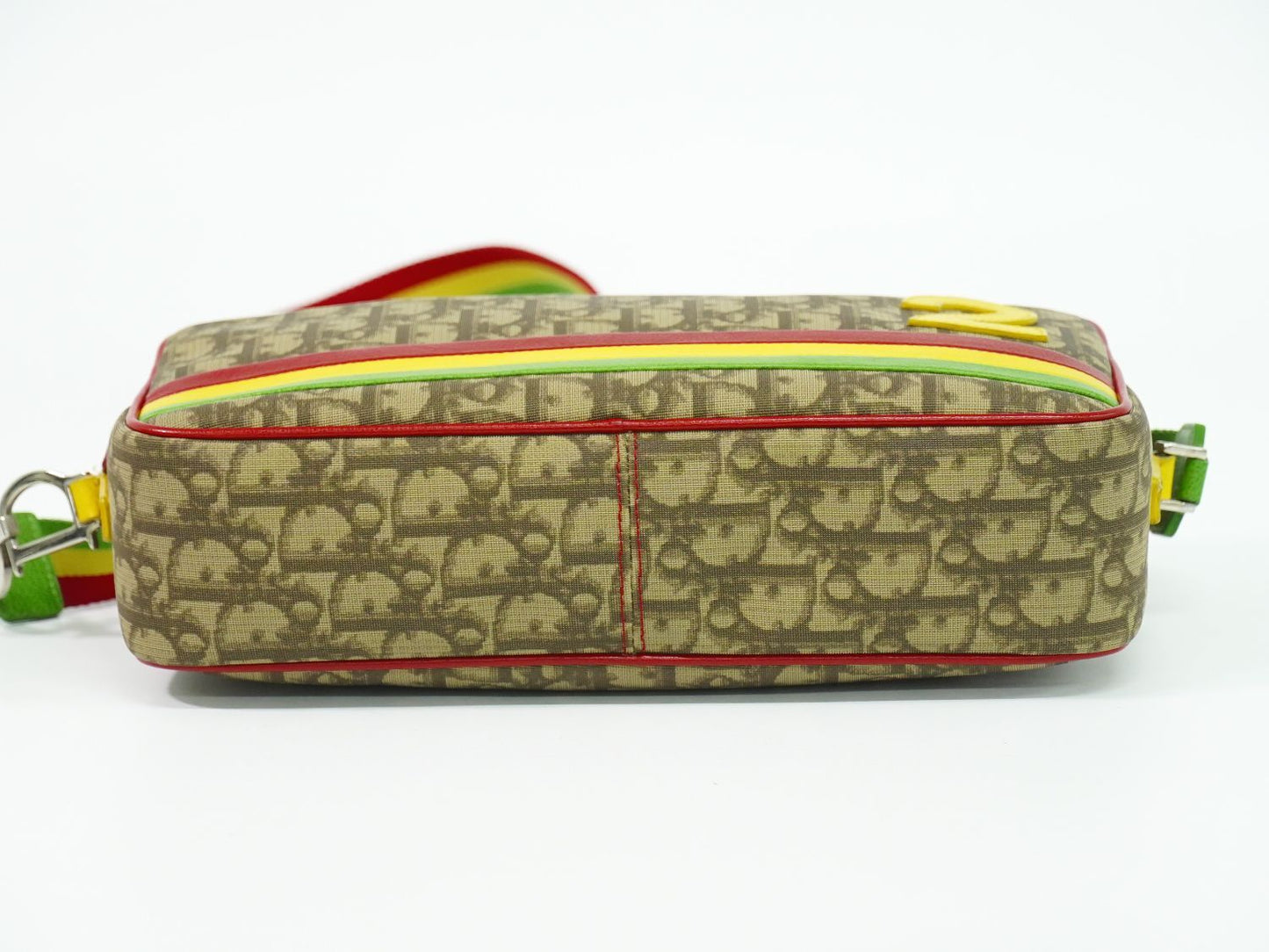 Dior Trotter Rasta Shoulder Bag Pochette Brown Multicolor — view 3