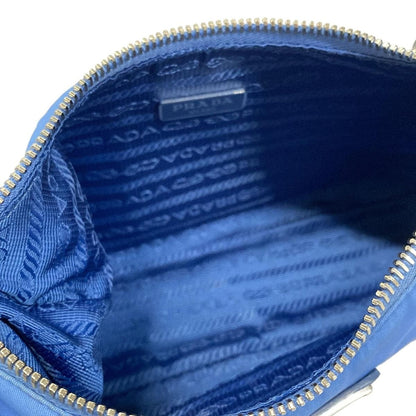 Prada Shoulder Bag Blue Chain Edition with Removable Strap — view 7