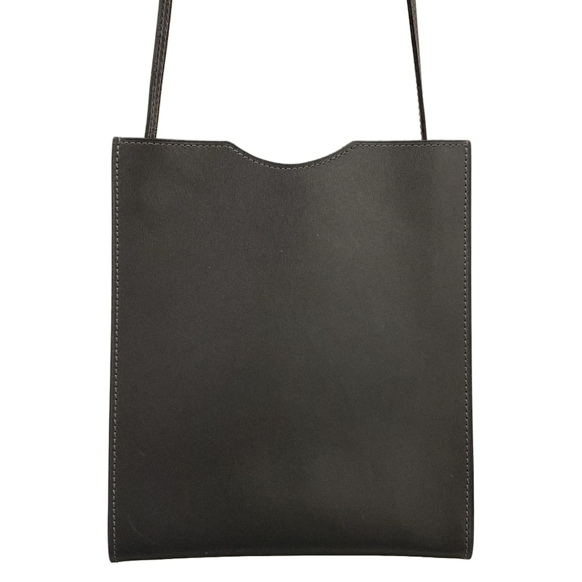Hermes Shoulder Bag Onimetou Dark Gray — view 3