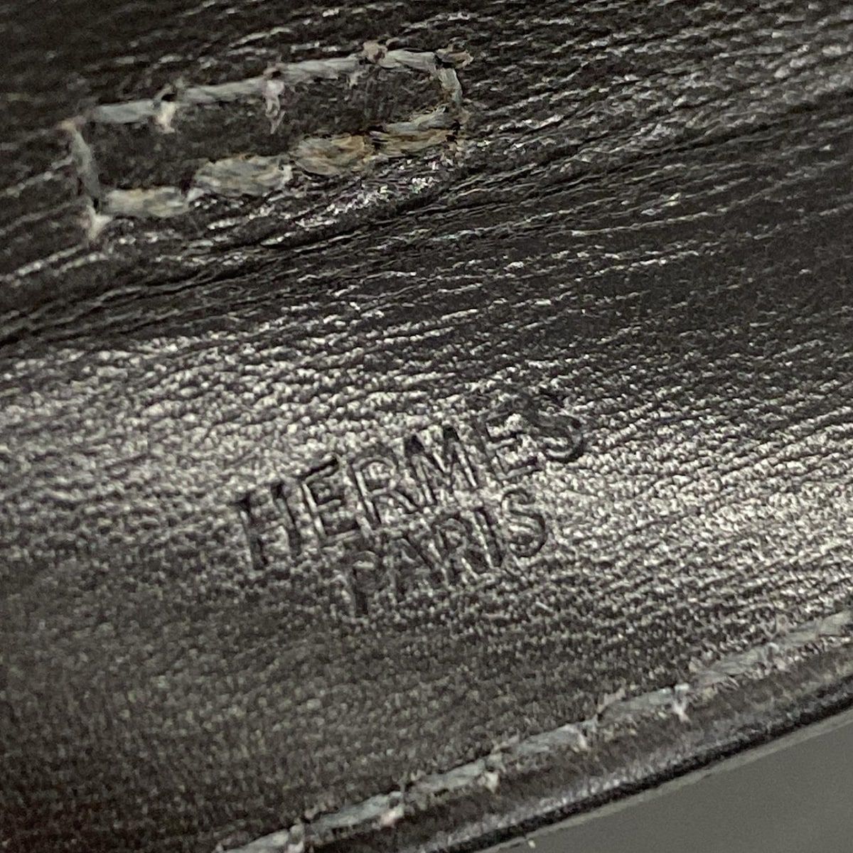 Hermes Shoulder Bag Onimetou Dark Gray — view 8