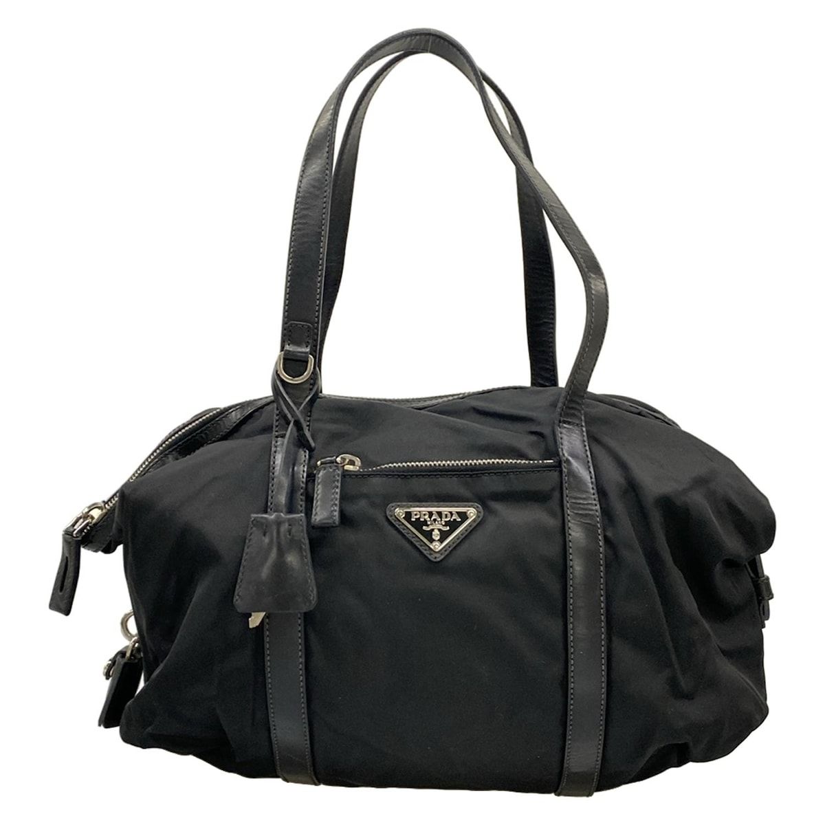 Prada Shoulder Bag Black Leather