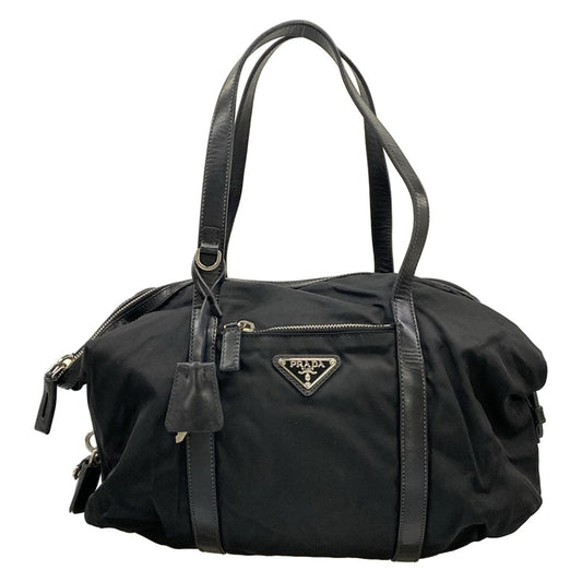 Prada Shoulder Bag Black Leather
