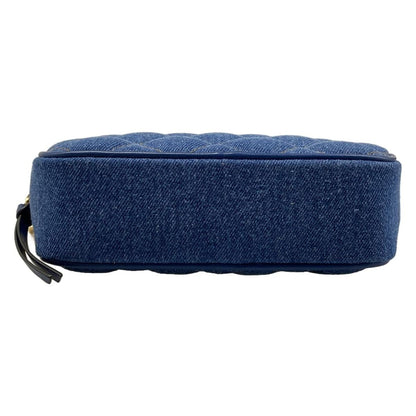 Versace Shoulder Bag Medusa Blue Chain Quilted Leather — view 5