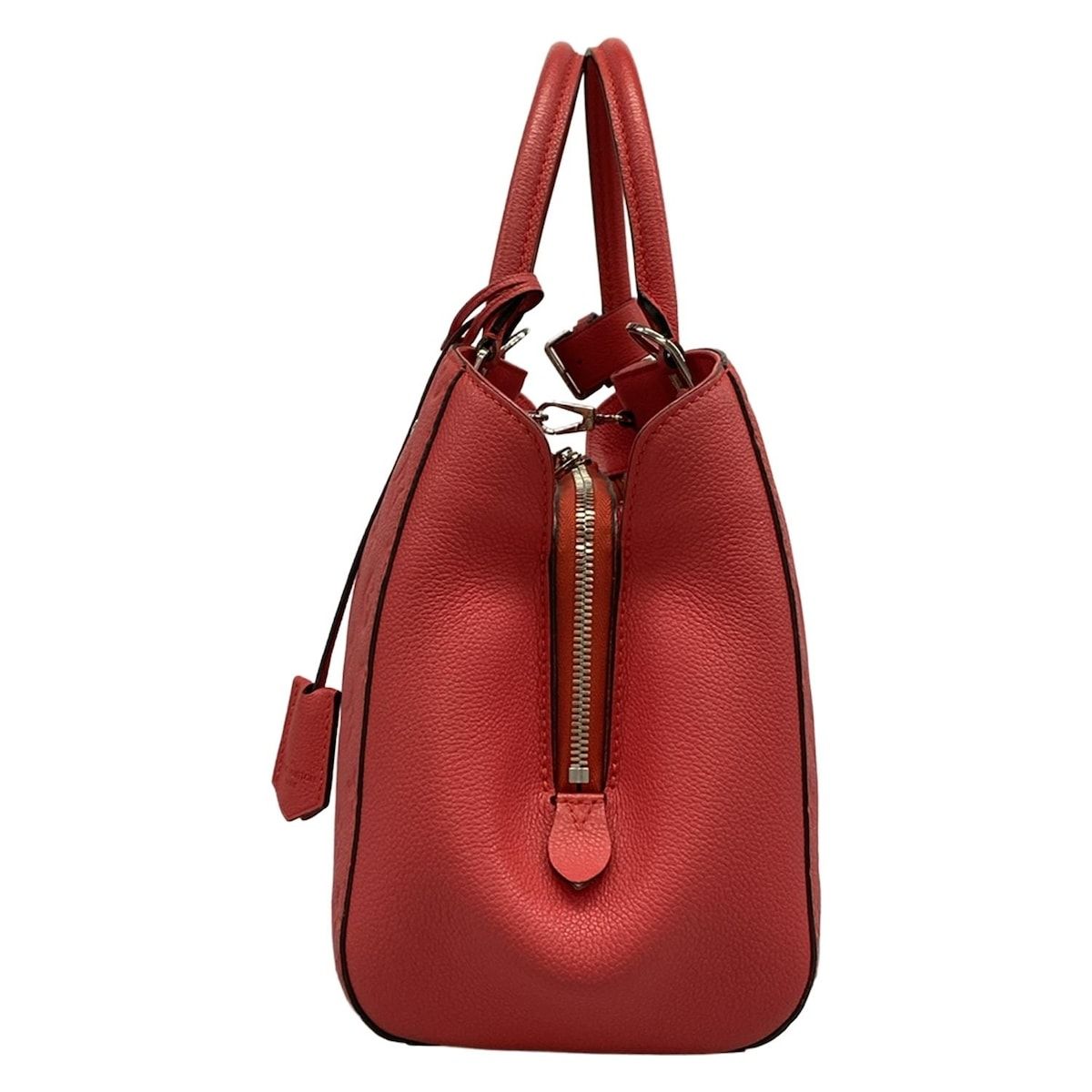 Louis Vuitton Handbag Monogram Empreinte Montaigne MM Cerise Leather — view 4