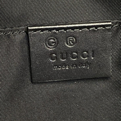 Gucci Second Bag Sherry Black Red Green Leather — view 8