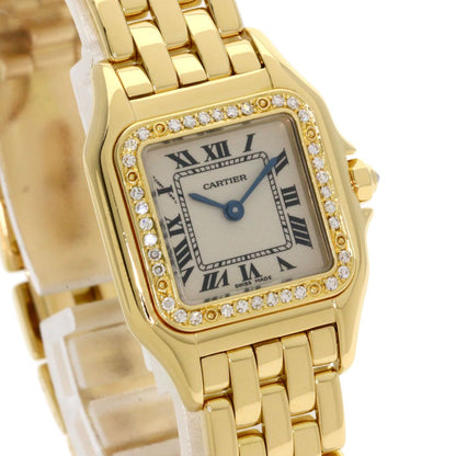 Cartier Panthere SM Aftermarket Diamond Watch 18k Yellow Gold — view 4