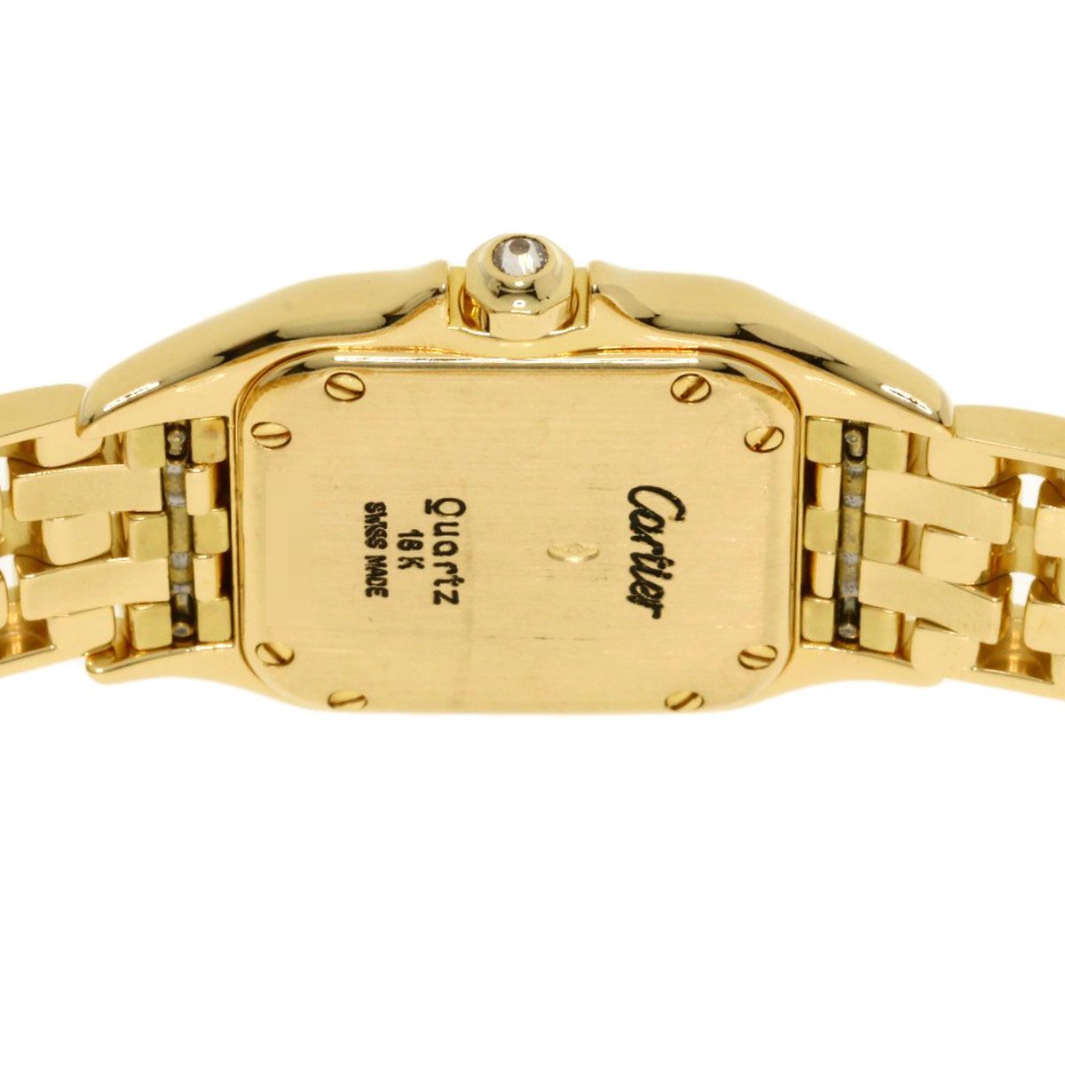 Cartier Panthere SM Aftermarket Diamond Watch 18k Yellow Gold — view 7
