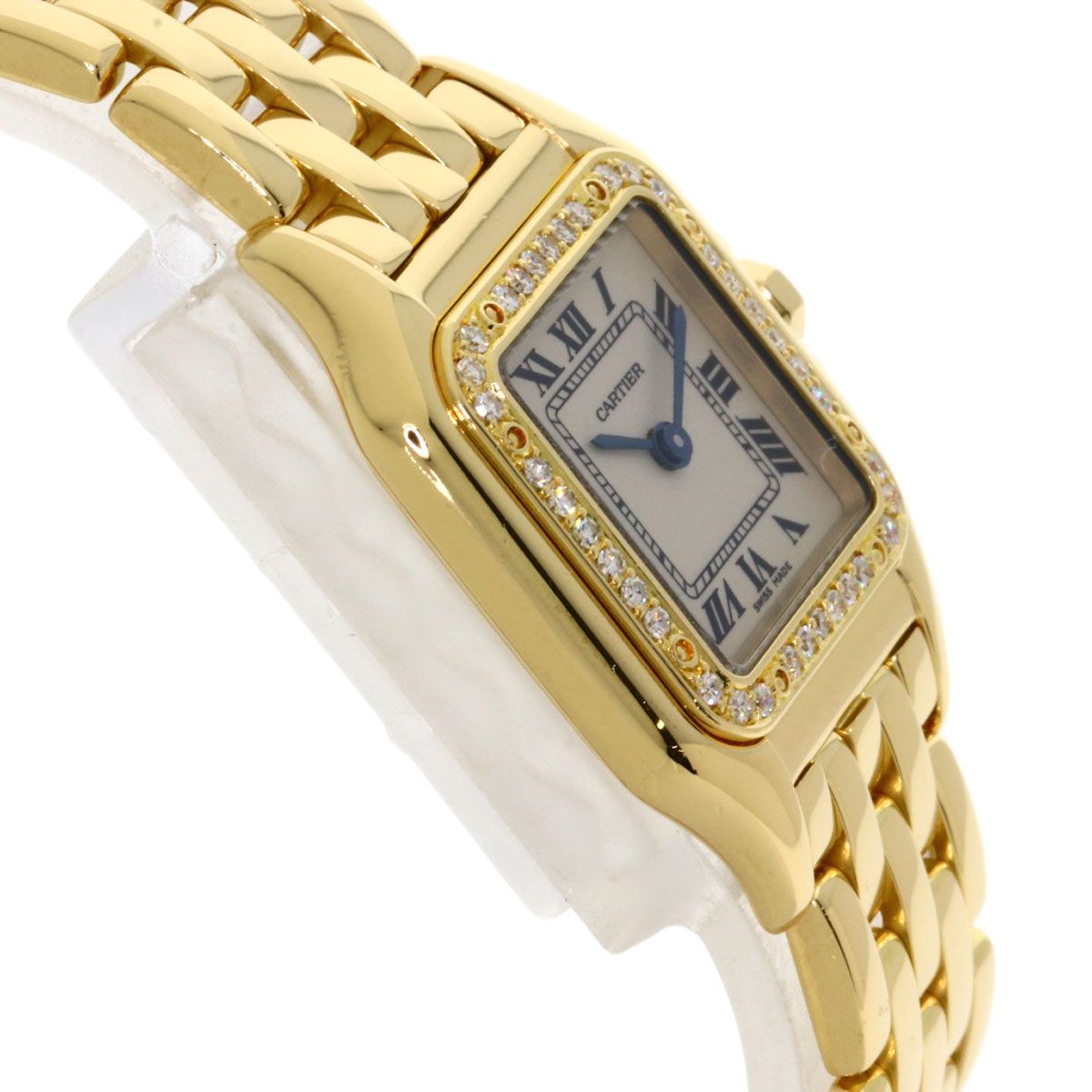 Cartier Panthere SM Aftermarket Diamond Watch 18k Yellow Gold — view 6