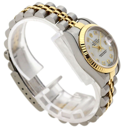 Rolex Datejust Diamond Watch SS Yellow Gold 18k — view 2