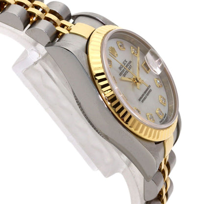 Rolex Datejust Diamond Watch SS Yellow Gold 18k — view 6