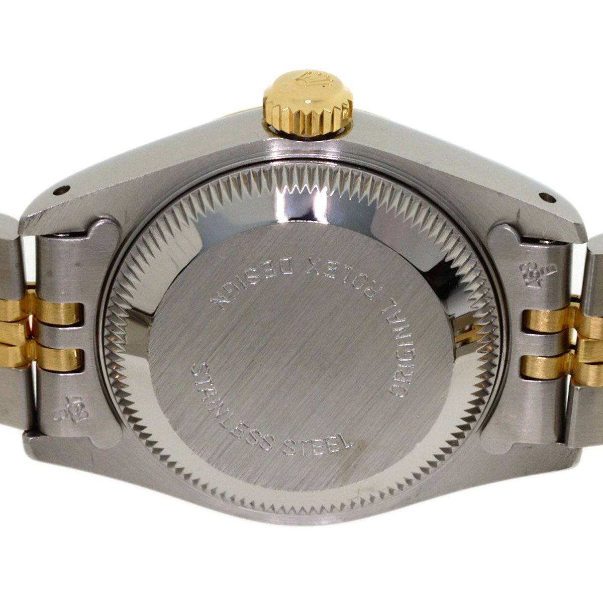 Rolex Datejust Diamond Watch SS Yellow Gold 18k — view 7