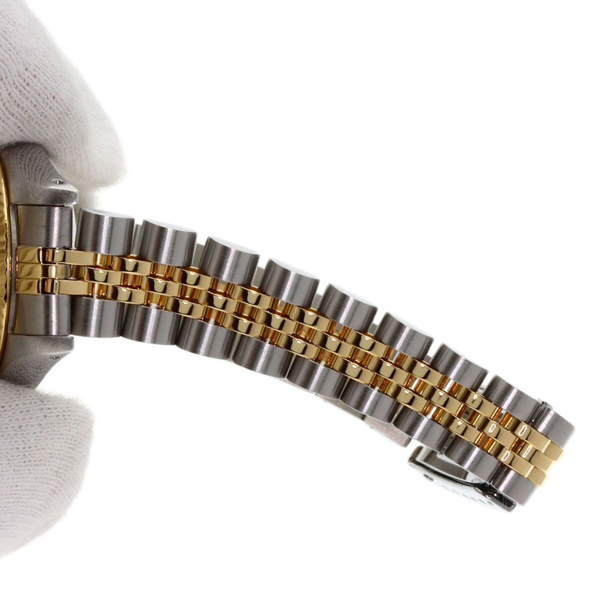 Rolex Datejust Diamond Watch SS Yellow Gold 18k — view 9