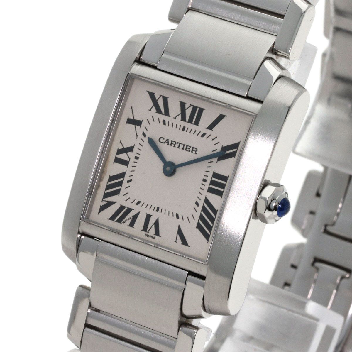 Cartier Tank Francaise Watch SS Boys — view 3
