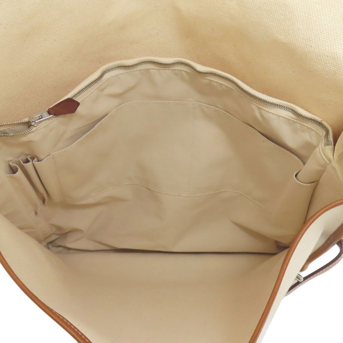 Hermes Buenaventura Shoulder Bag Toile — view 5