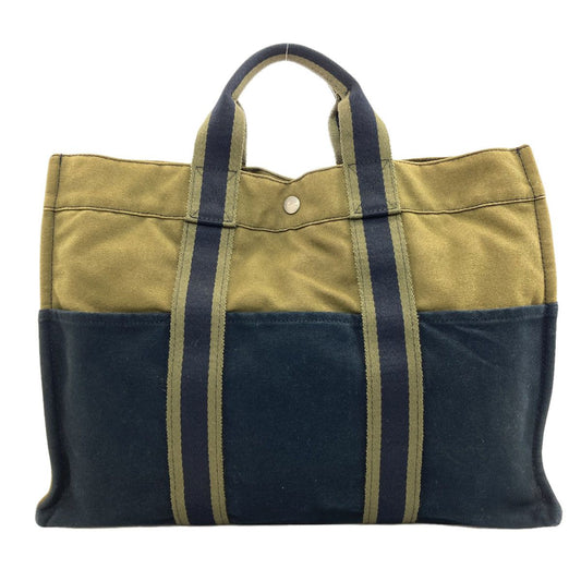 Hermes Sac Fourre Tout MM Handbag Canvas