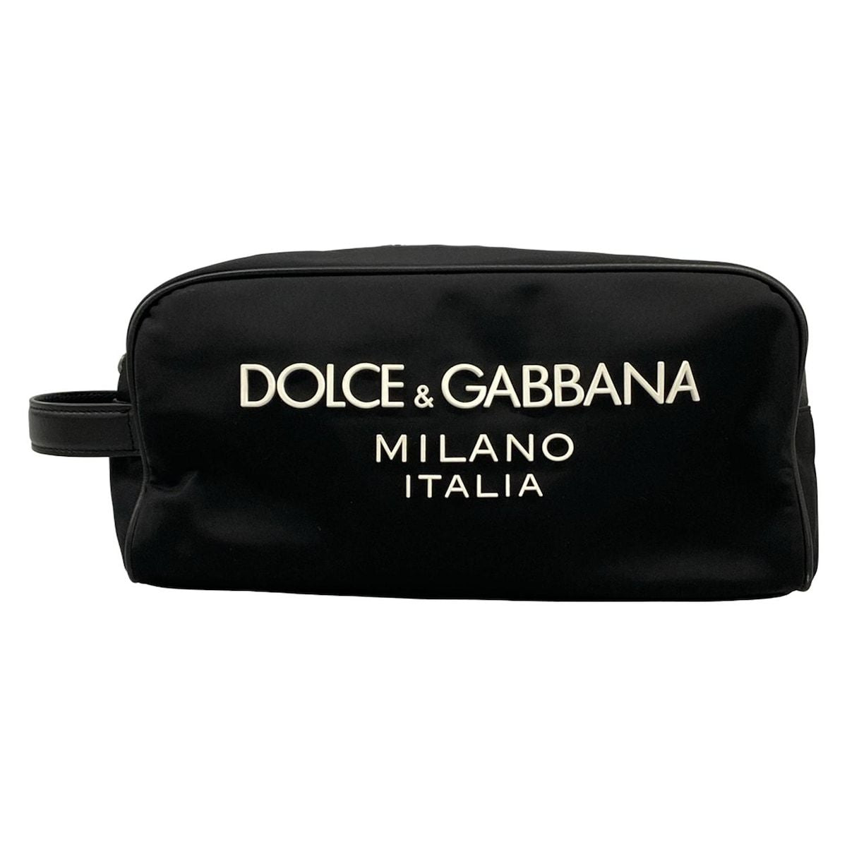 Dolce & Gabbana Second Bag Black White Leather