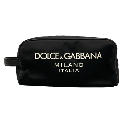 Dolce & Gabbana Second Bag Black White Leather