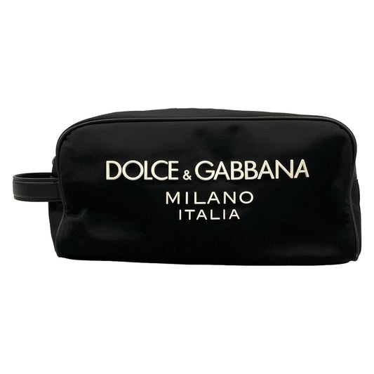Dolce & Gabbana Second Bag Black White Leather
