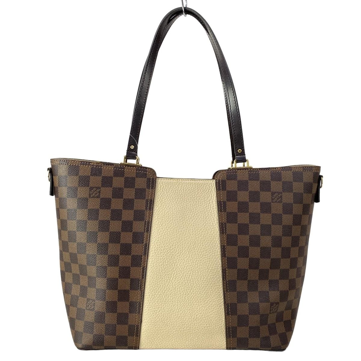 Louis Vuitton Tote Damier Jersey Cles Leather — view 3