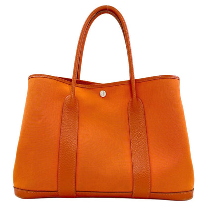 Hermes Garden Party PM Silver Tote Toile Officier — view 2