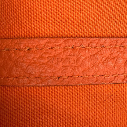 Hermes Garden Party PM Silver Tote Toile Officier — view 7