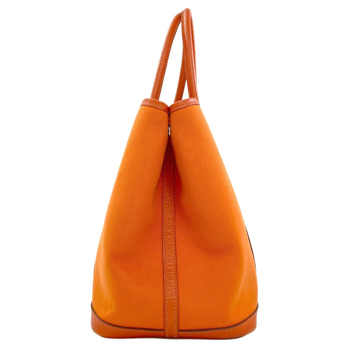Hermes Garden Party PM Silver Tote Toile Officier — view 3