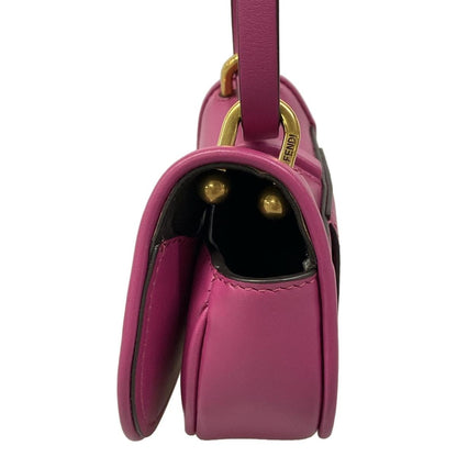 Fendi Shoulder Bag Camon Nano Purple with Removable Strap 2-Way Leather — view 4