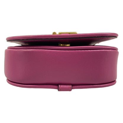 Fendi Shoulder Bag Camon Nano Purple with Removable Strap 2-Way Leather — view 5