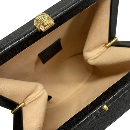 Gucci Mini Bamboo Bucket Bag Black Brown Leather — view 7