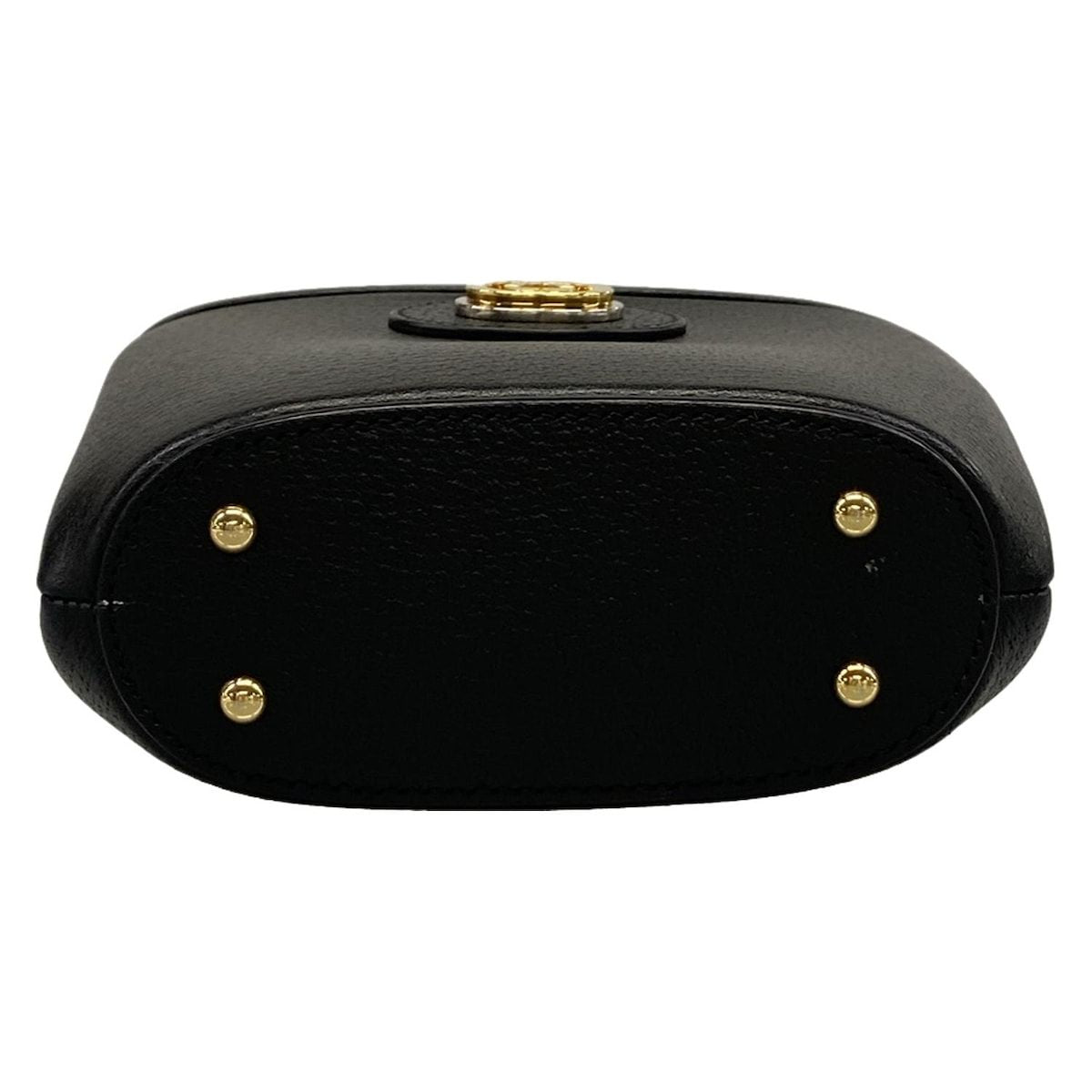 Gucci Mini Bamboo Bucket Bag Black Brown Leather — view 5