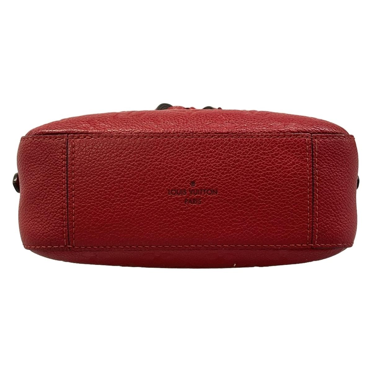 Louis Vuitton Shoulder Bag Monogram Empreinte Saintonge Scarlet Leather — view 5