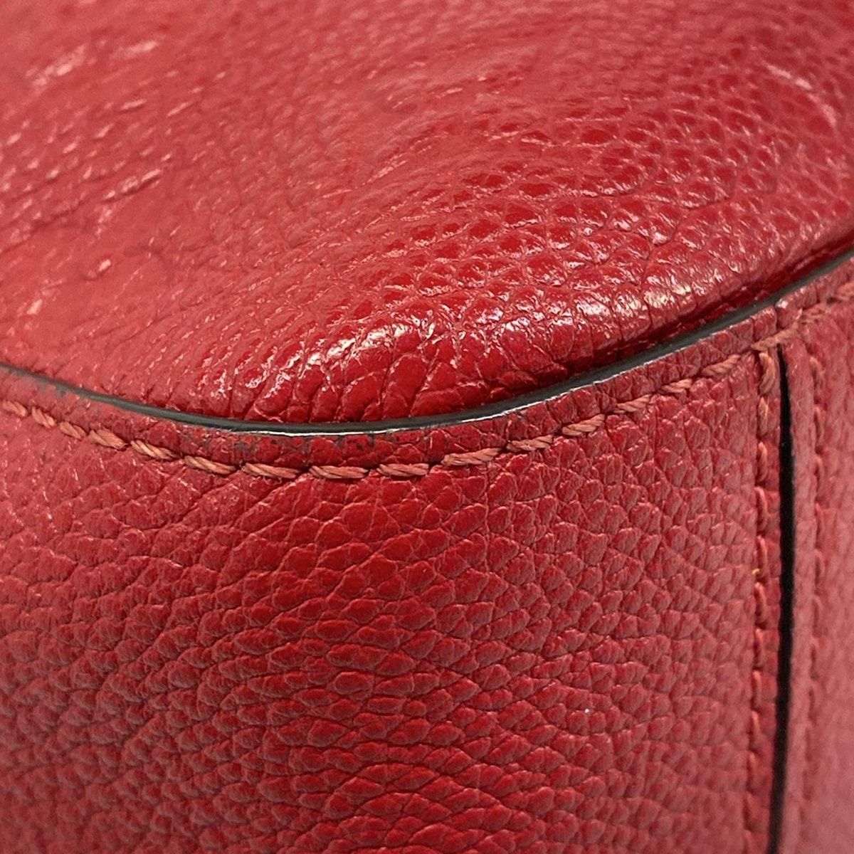 Louis Vuitton Shoulder Bag Monogram Empreinte Saintonge Scarlet Leather — view 6