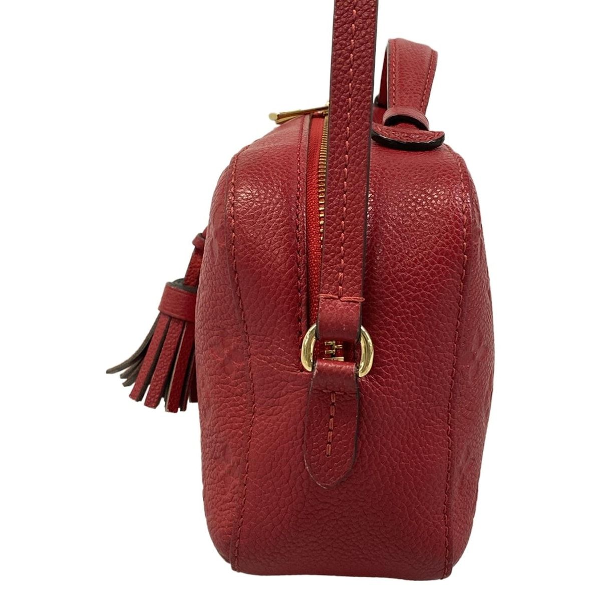 Louis Vuitton Shoulder Bag Monogram Empreinte Saintonge Scarlet Leather — view 4