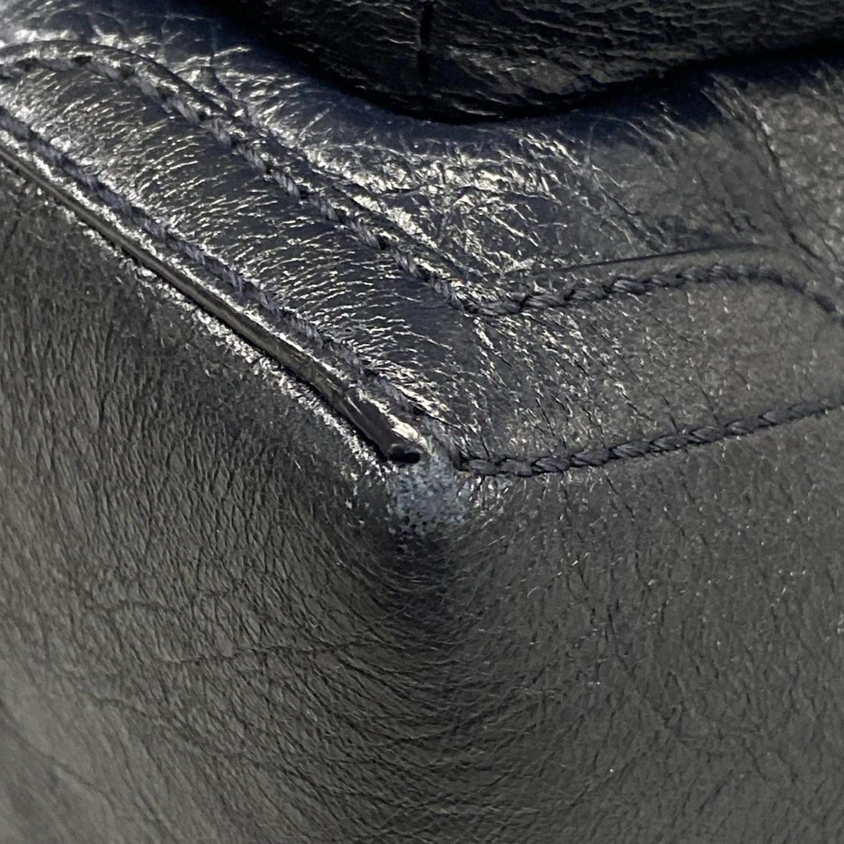 Balenciaga Backpack Navy Dark Leather — view 6