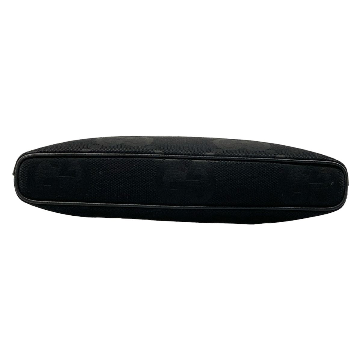 Gucci Shoulder Bag Jumbo GG Black Detachable Strap Leather — view 5