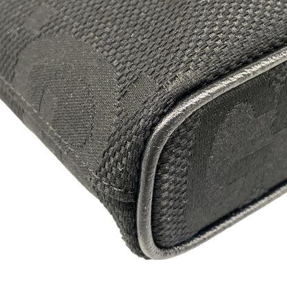 Gucci Shoulder Bag Jumbo GG Black Detachable Strap Leather — view 6