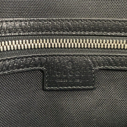 Gucci Shoulder Bag Jumbo GG Black Detachable Strap Leather — view 9
