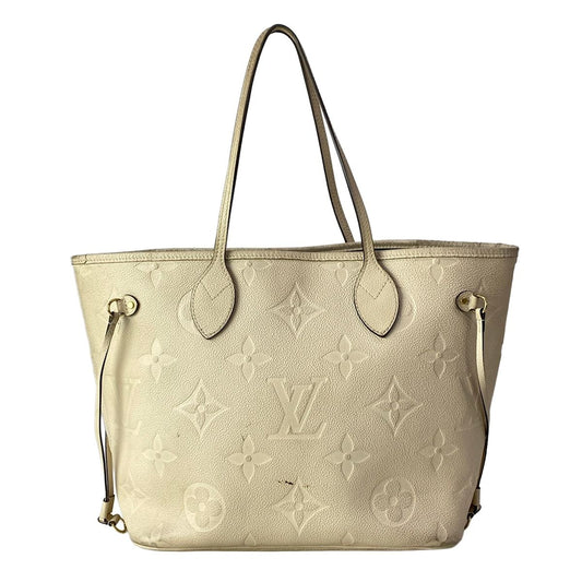 Louis Vuitton Tote Monogram Empreinte Neverfull MM Cles Leather Cowhide