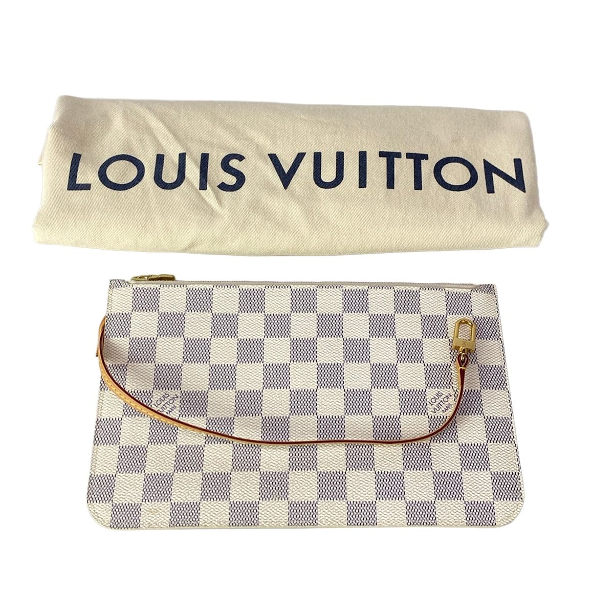 Louis Vuitton Tote Damier Neverfull MM Azur — view 8