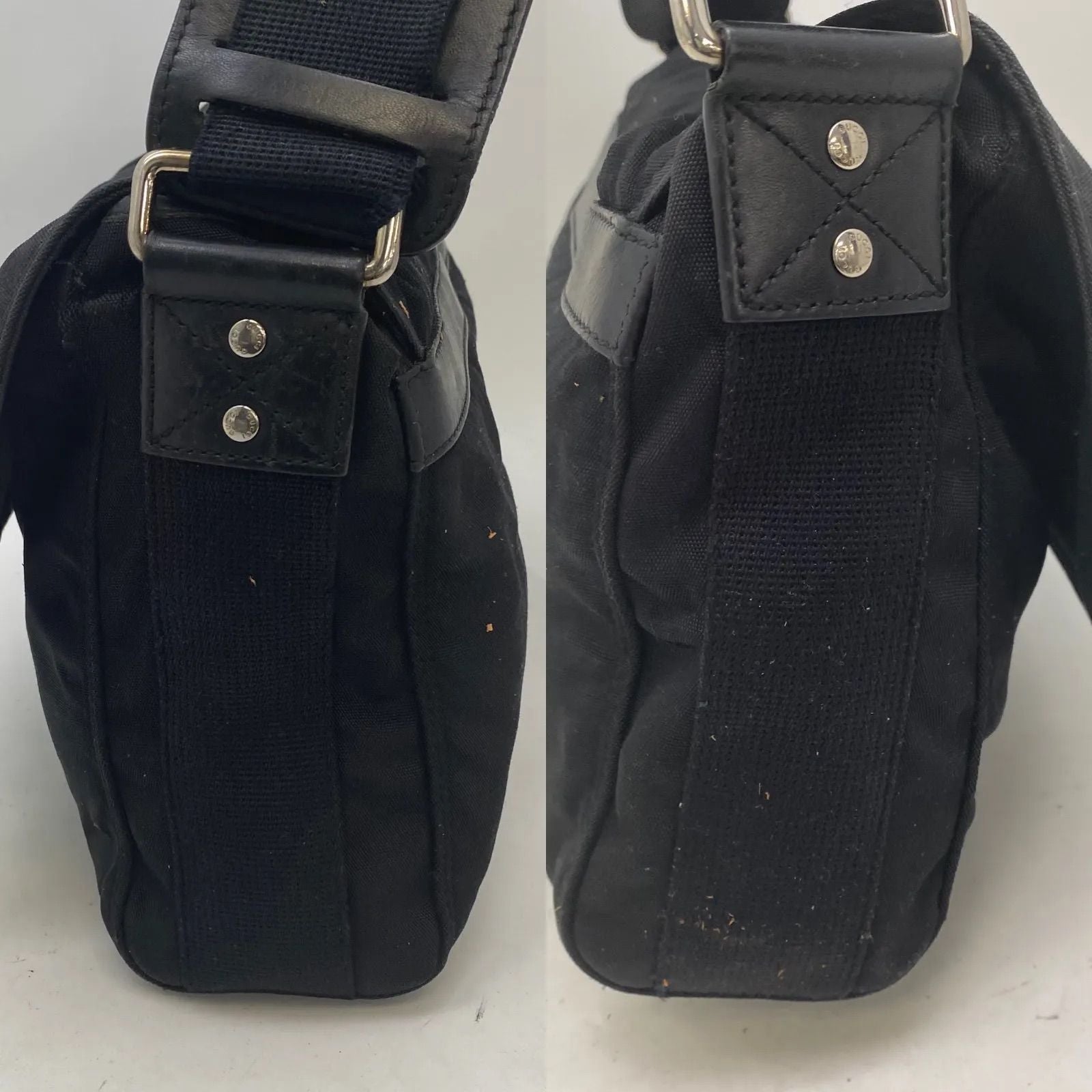 Gucci Sherry Shoulder Bag Canvas Messenger — view 5