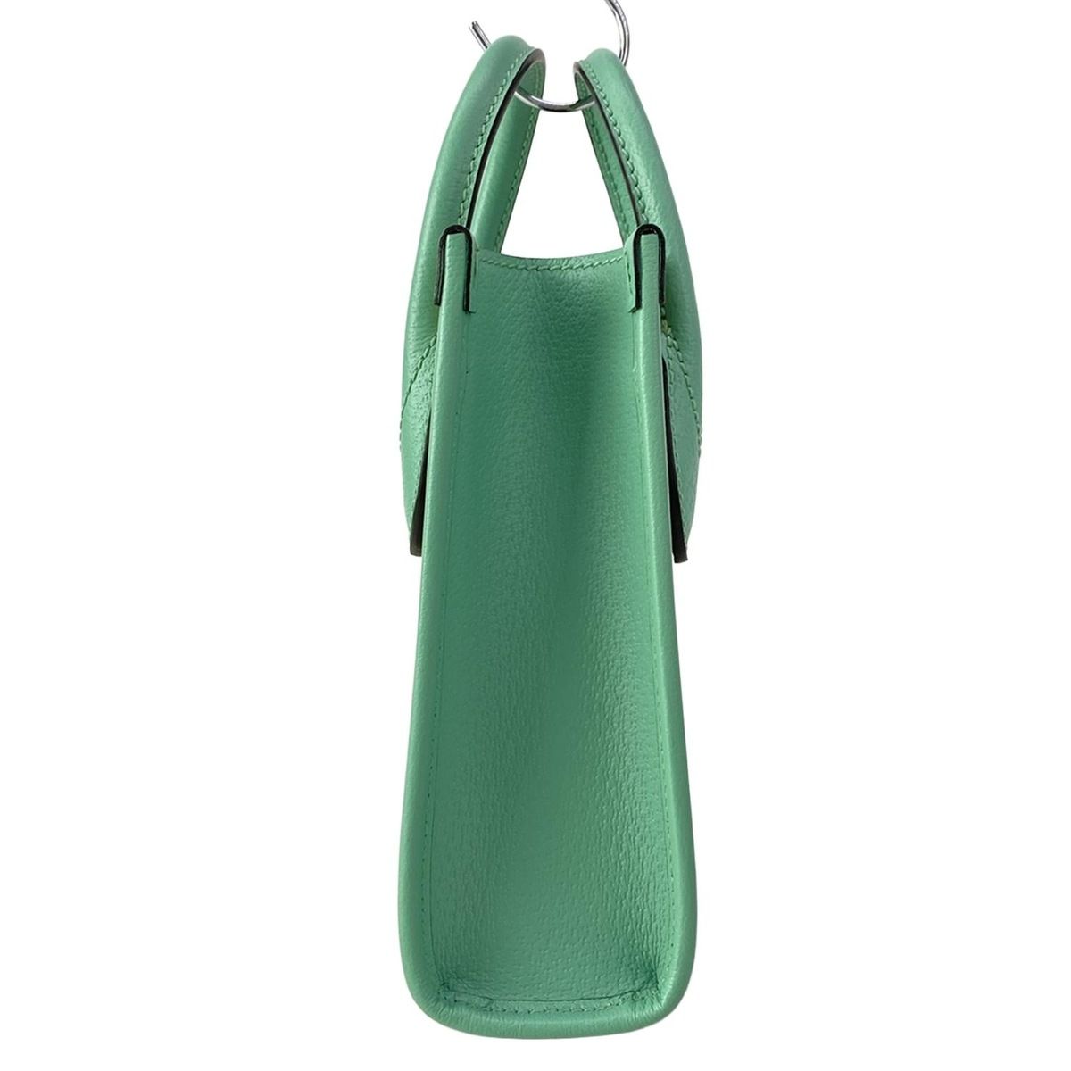Gucci Tote Jumbo GG Beige Green Mini Bag Leather — view 4