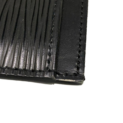Louis Vuitton Card Case Epi Holder Sample Noir Leather — view 5
