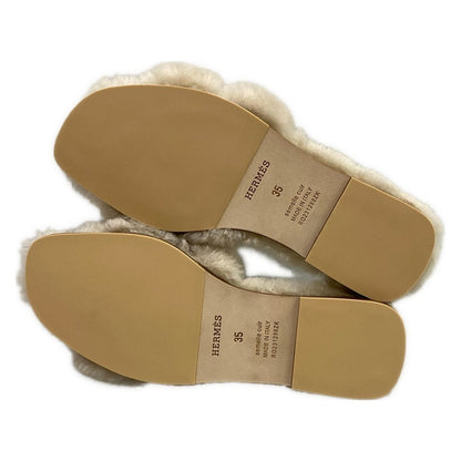 Hermes Sandals Oran Beige — view 8