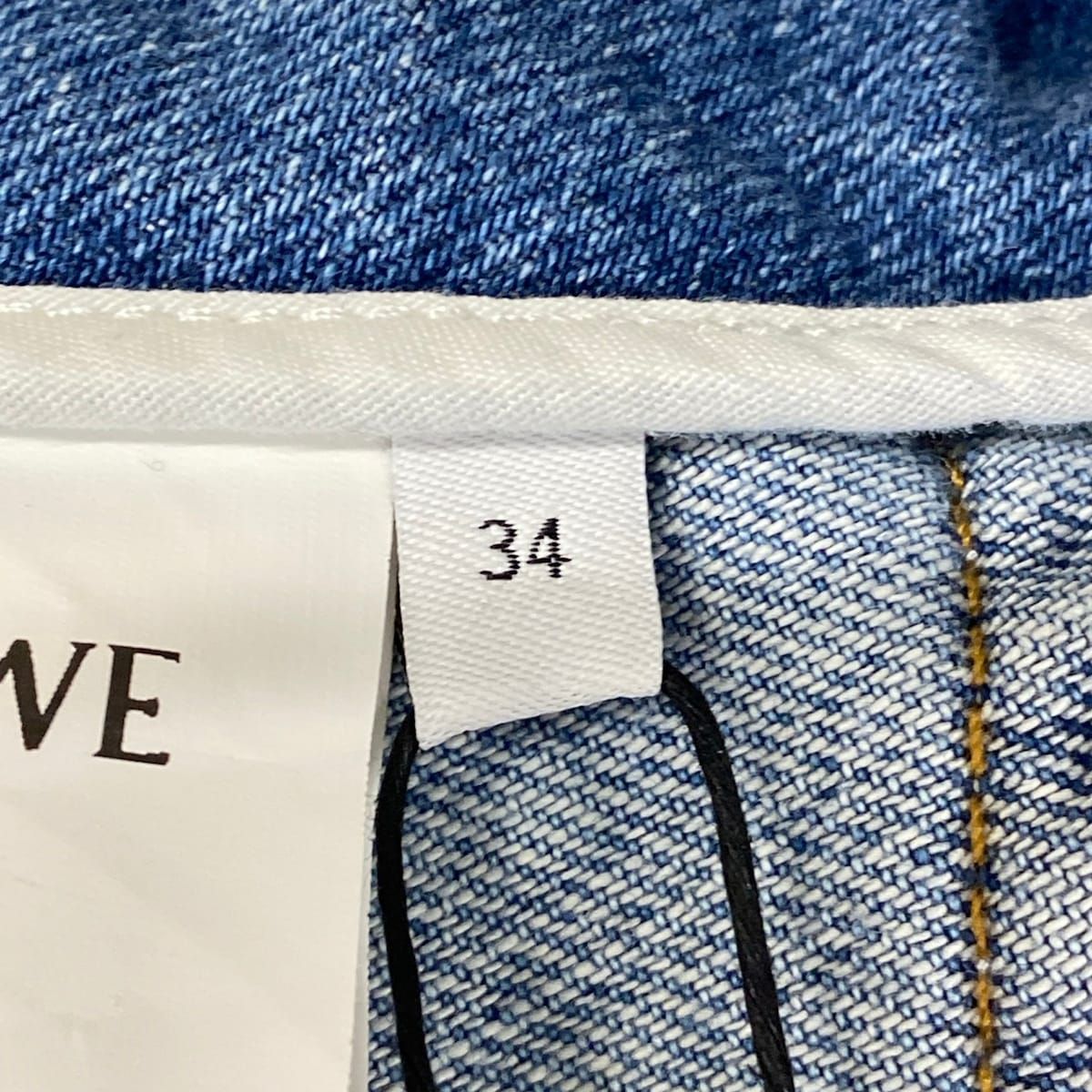 Loewe Mini Skirt 34 Blue Denim Cargo Cotton — view 6