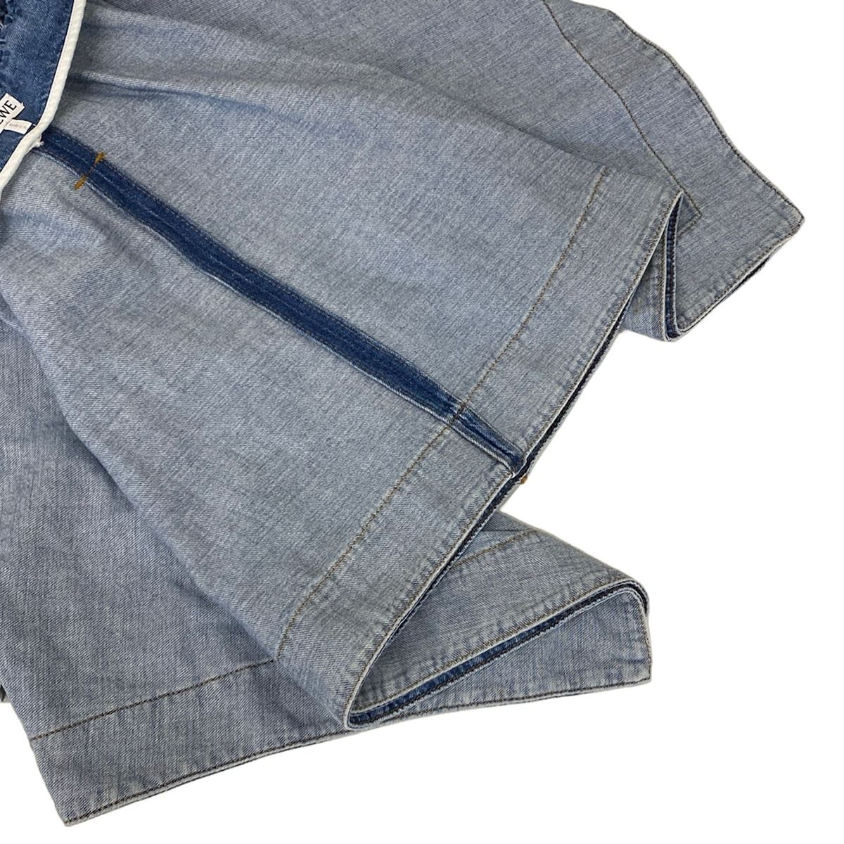 Loewe Mini Skirt 34 Blue Denim Cargo Cotton — view 9