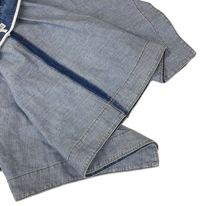 Loewe Mini Skirt 34 Blue Denim Cargo Cotton — view 9