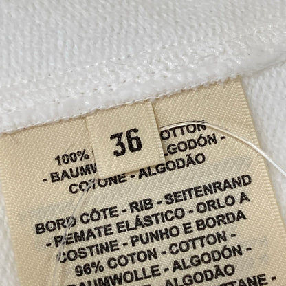 Hermes Sweatshirt 36 White Long Sleeve Embroidery Cotton — view 5